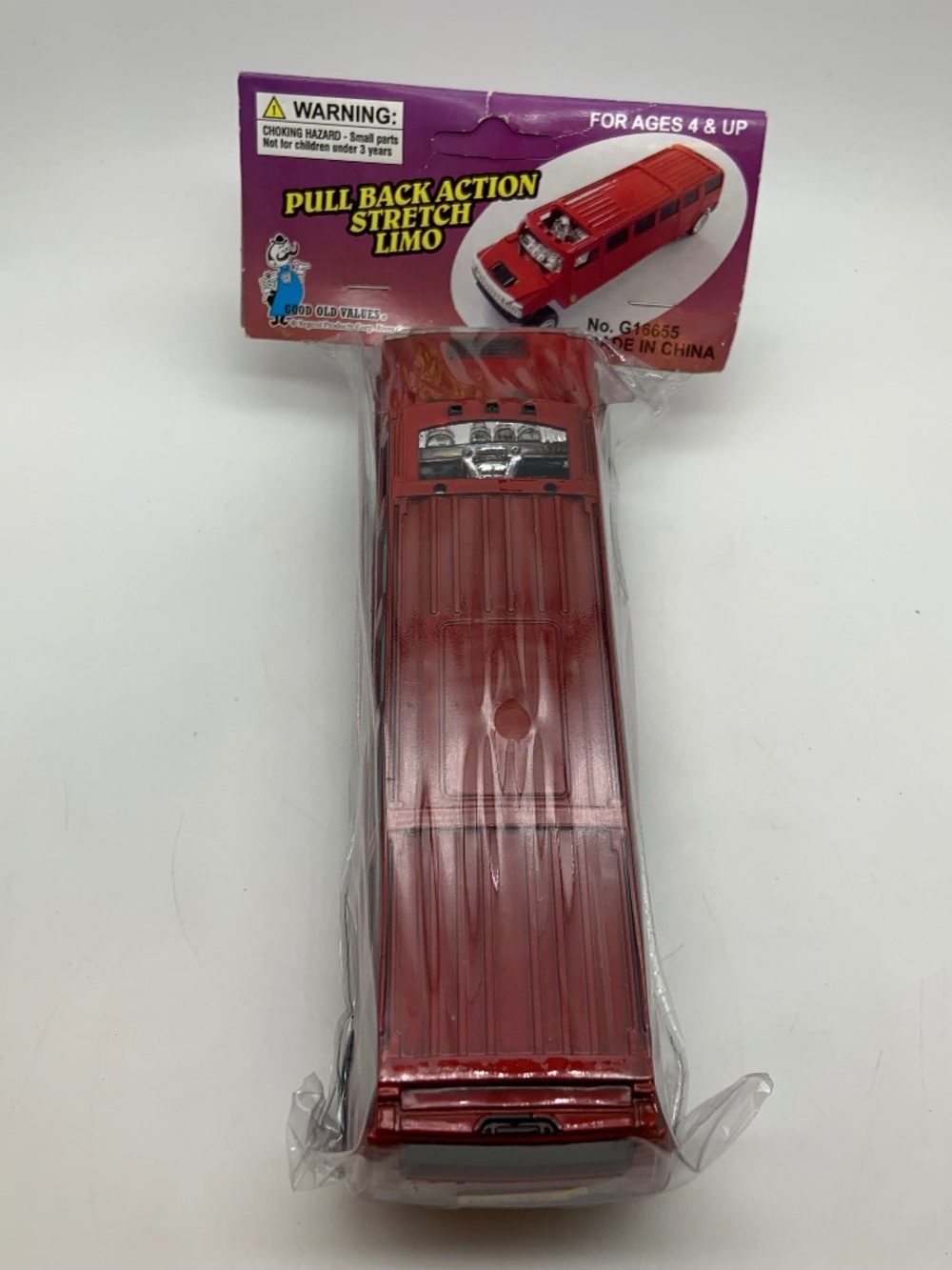 Vintage Pull Back Action Stretch Limo Model Toy Vehicle Good Old Values Regent